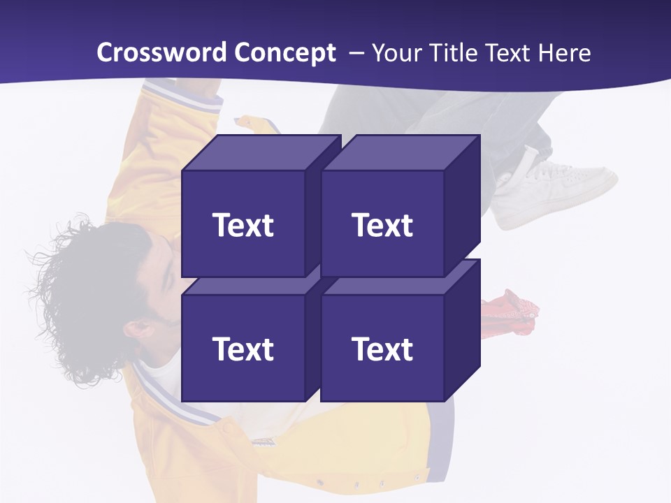 White Breakdance Freestyle PowerPoint Template