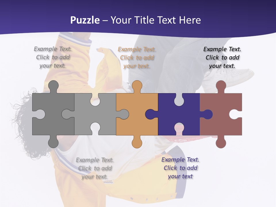 White Breakdance Freestyle PowerPoint Template