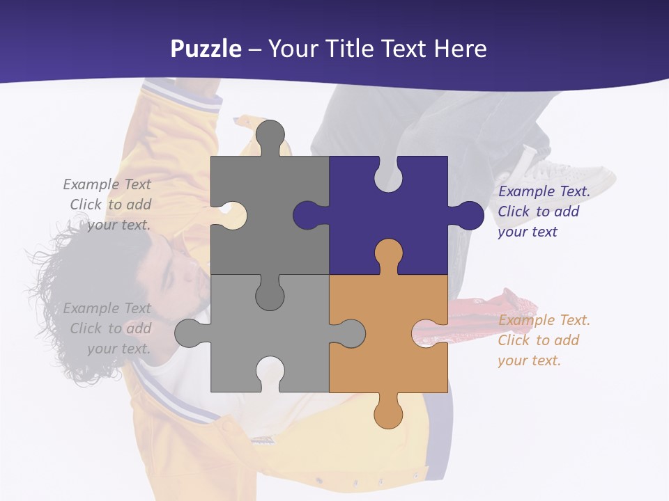 White Breakdance Freestyle PowerPoint Template