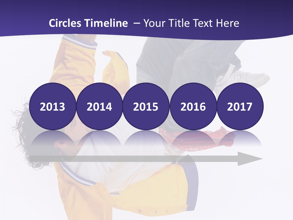 White Breakdance Freestyle PowerPoint Template