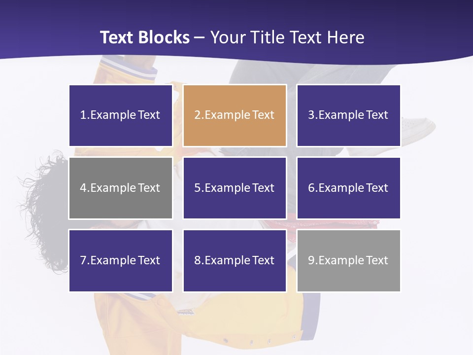 White Breakdance Freestyle PowerPoint Template