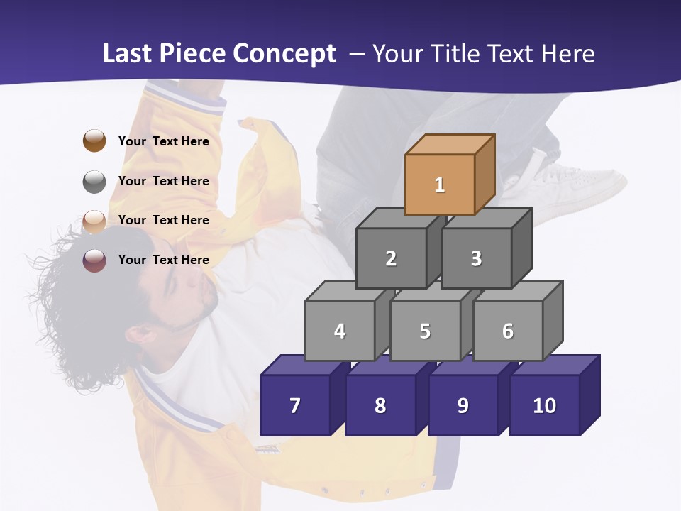 White Breakdance Freestyle PowerPoint Template