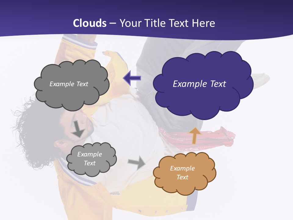 White Breakdance Freestyle PowerPoint Template