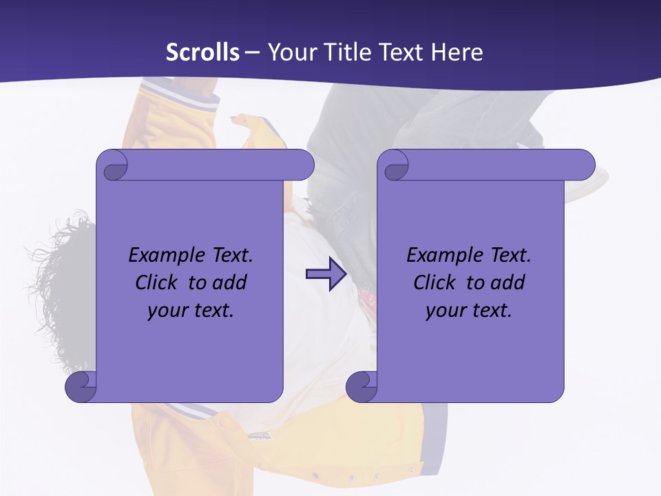 White Breakdance Freestyle PowerPoint Template