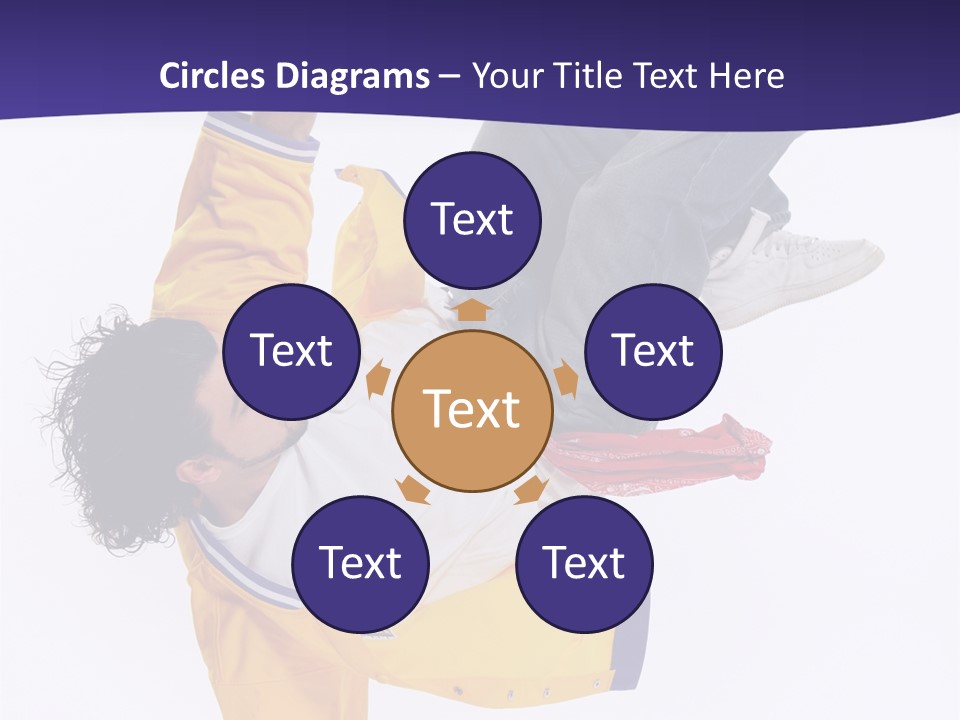 White Breakdance Freestyle PowerPoint Template