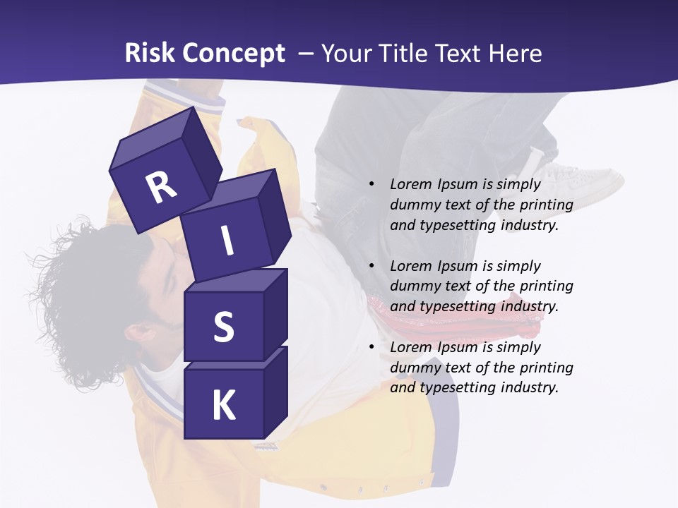 White Breakdance Freestyle PowerPoint Template