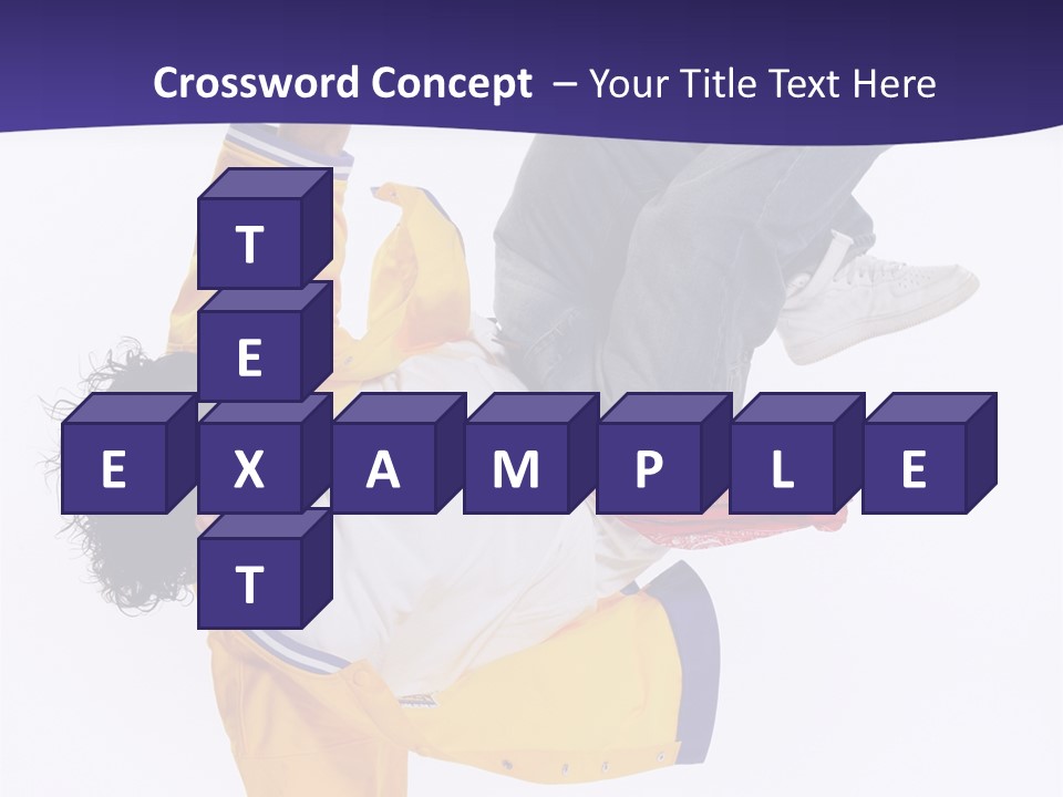 White Breakdance Freestyle PowerPoint Template