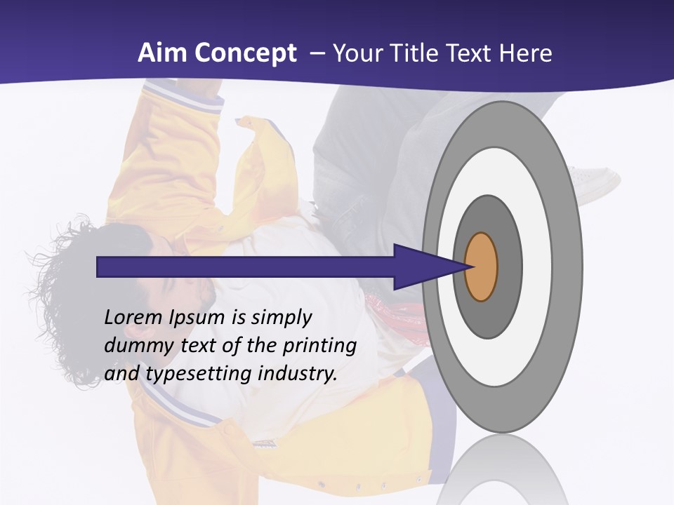 White Breakdance Freestyle PowerPoint Template