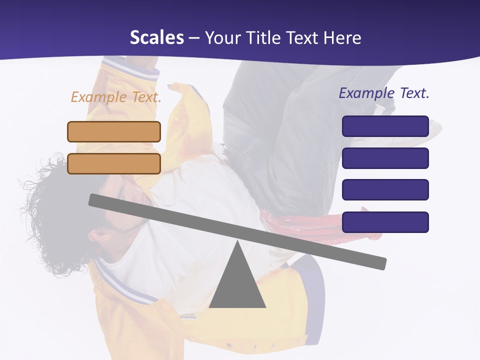 White Breakdance Freestyle PowerPoint Template