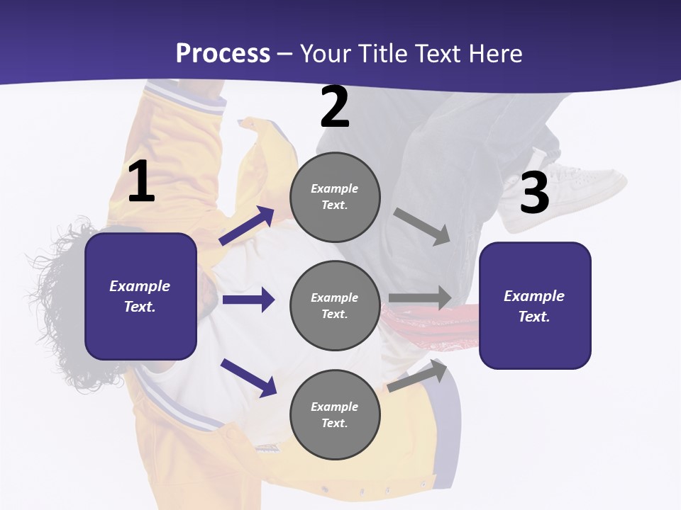 White Breakdance Freestyle PowerPoint Template