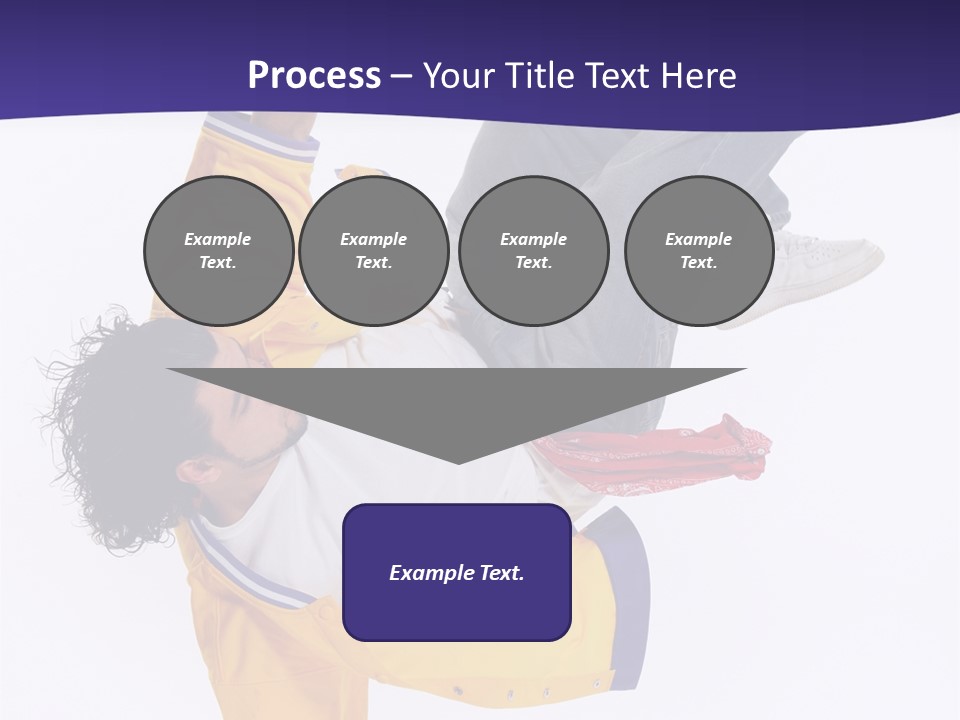 White Breakdance Freestyle PowerPoint Template