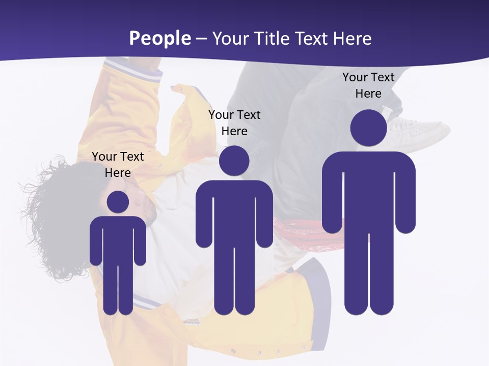 White Breakdance Freestyle PowerPoint Template