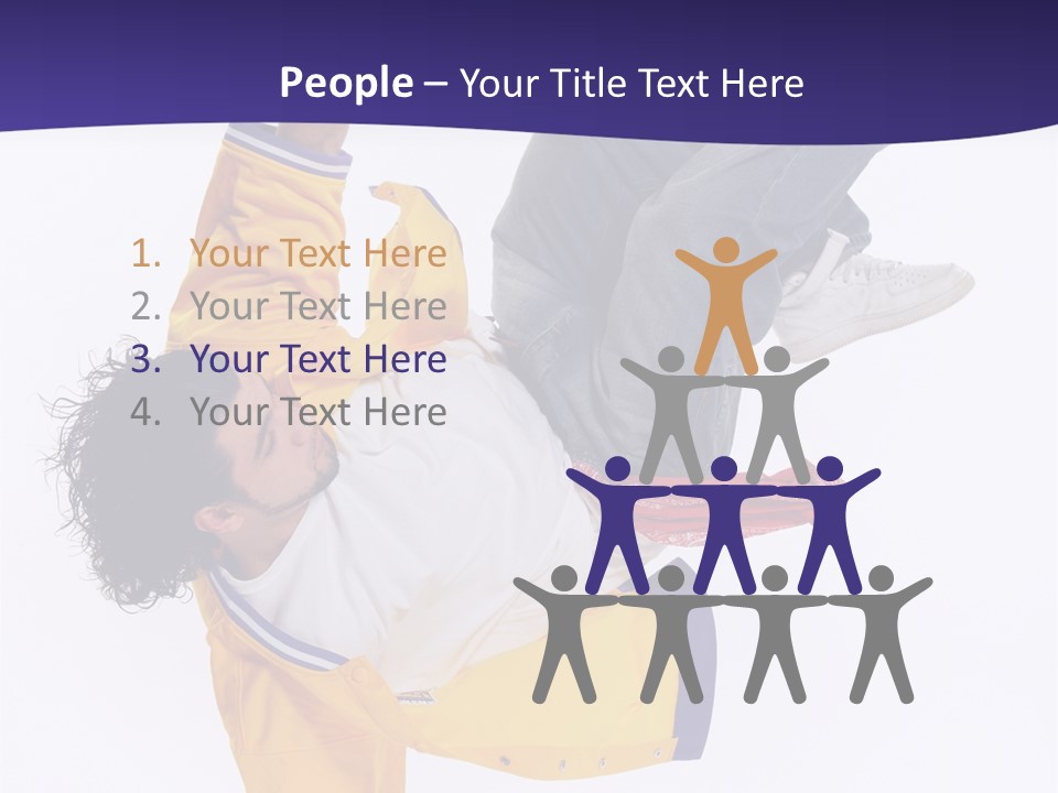 White Breakdance Freestyle PowerPoint Template