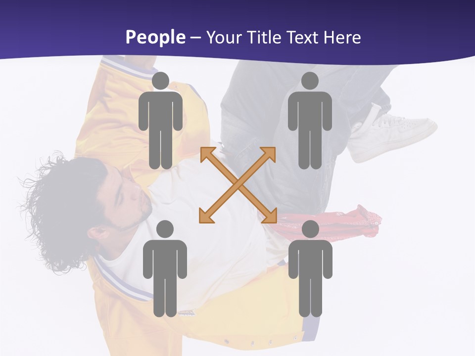 White Breakdance Freestyle PowerPoint Template