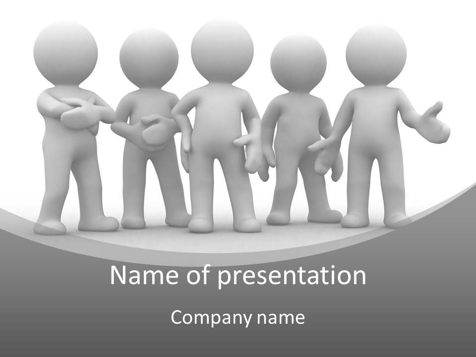 Occupation Company Team PowerPoint Template