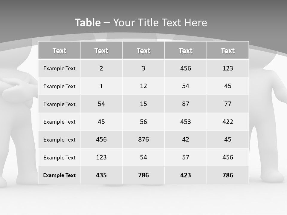 Occupation Company Team PowerPoint Template