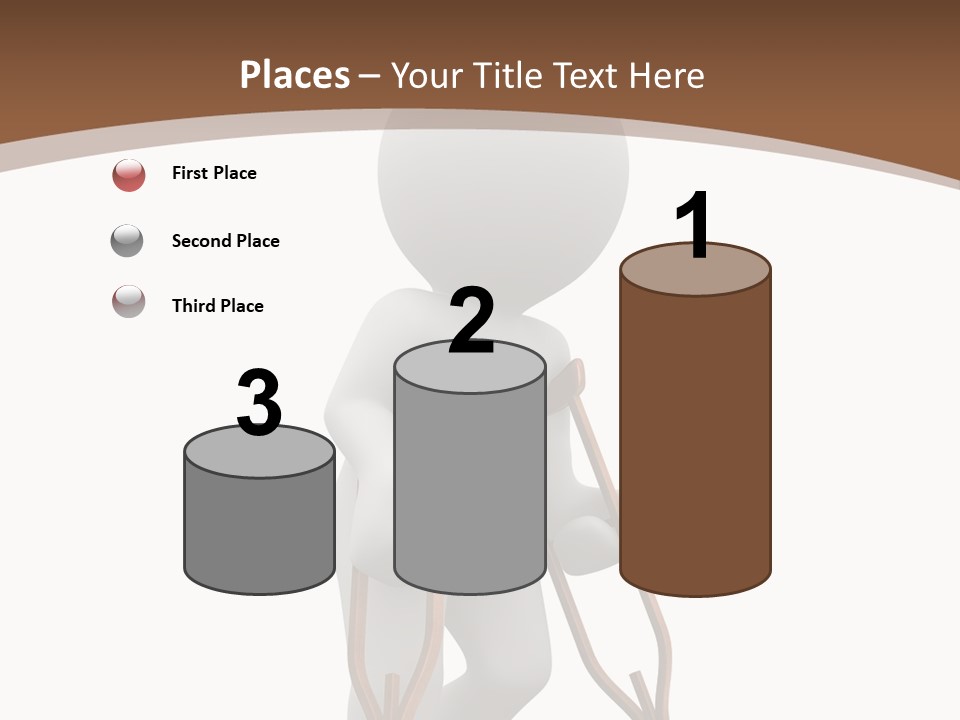 Foot Step Girl PowerPoint Template