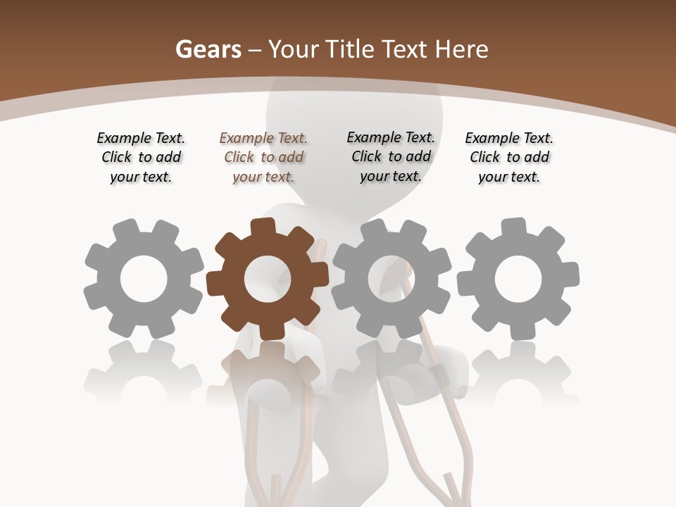 Foot Step Girl PowerPoint Template