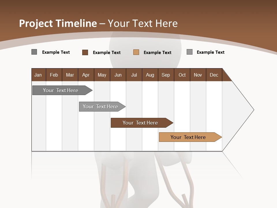 Foot Step Girl PowerPoint Template