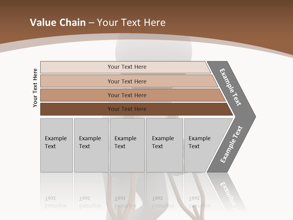 Foot Step Girl PowerPoint Template