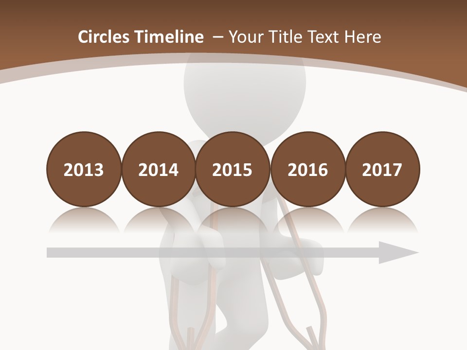 Foot Step Girl PowerPoint Template