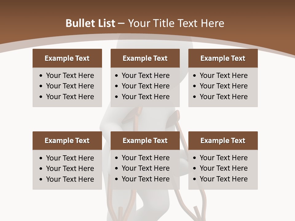 Foot Step Girl PowerPoint Template