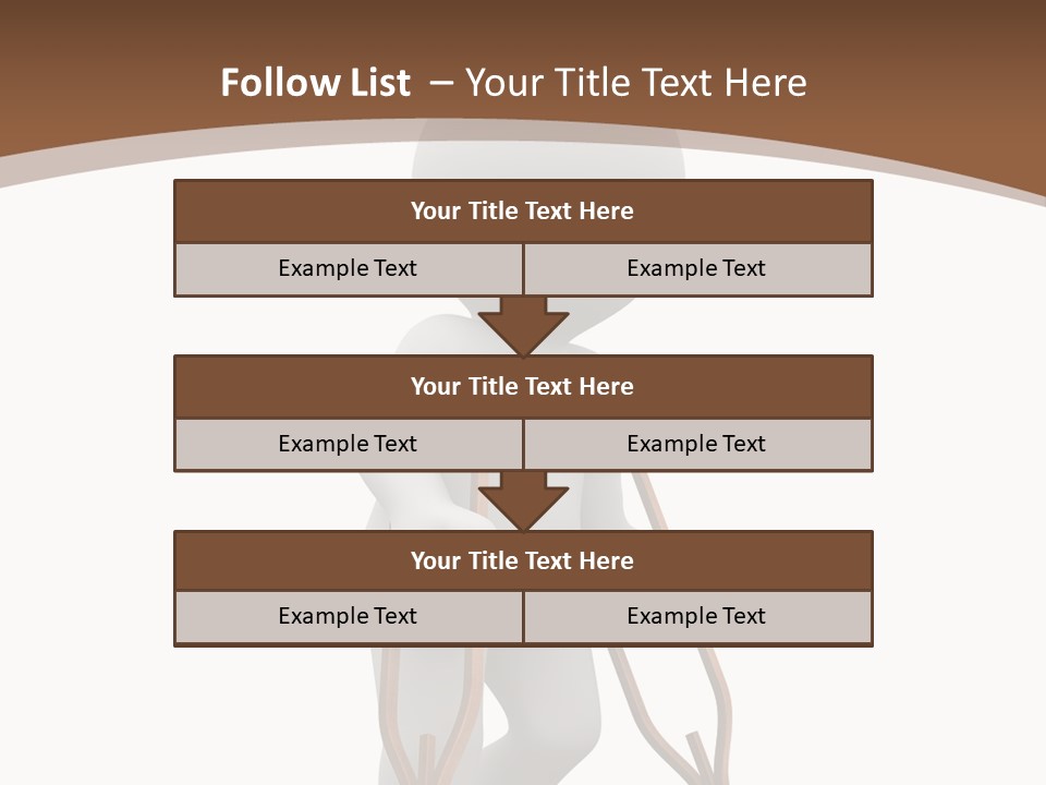 Foot Step Girl PowerPoint Template