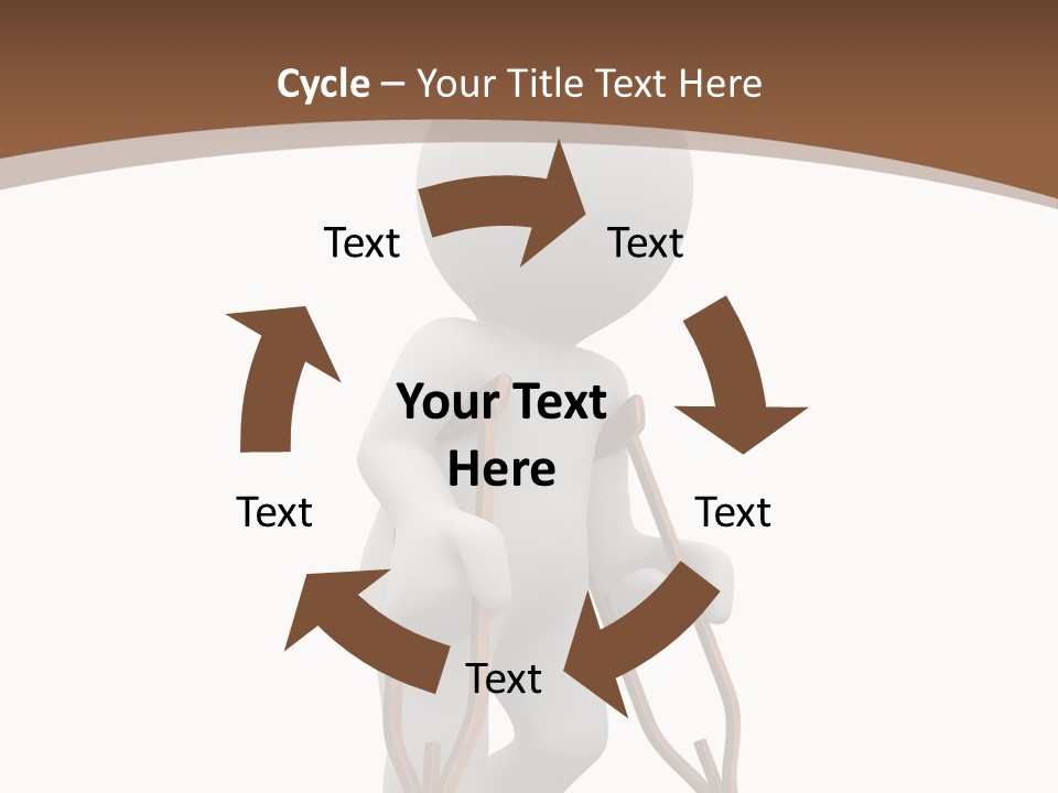 Foot Step Girl PowerPoint Template