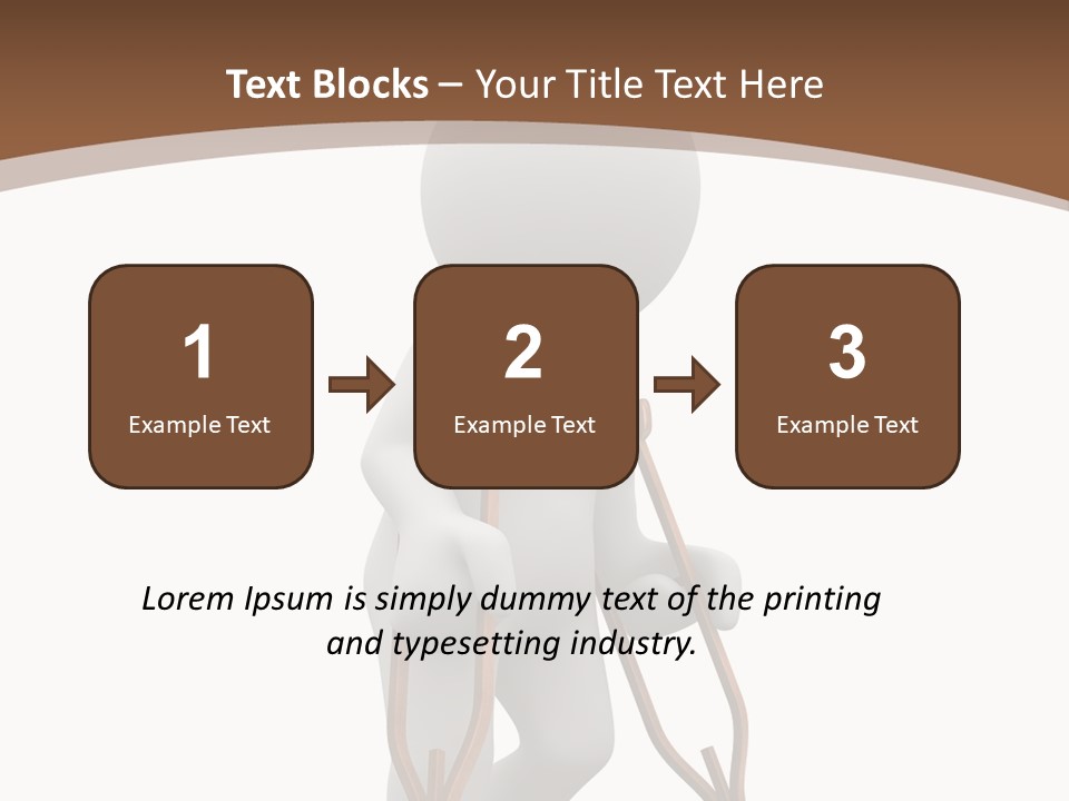 Foot Step Girl PowerPoint Template