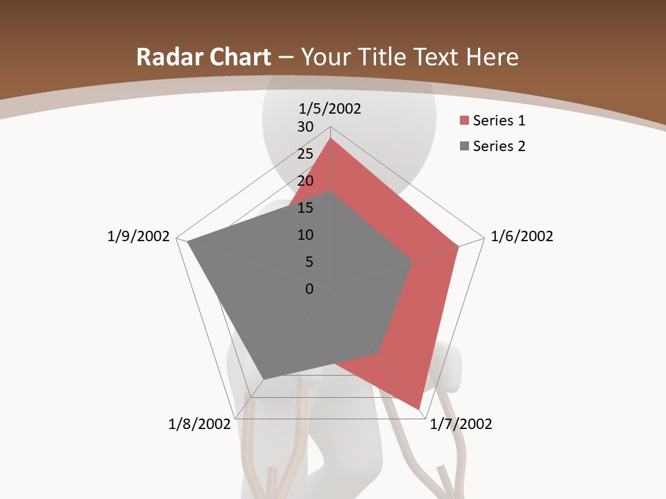 Foot Step Girl PowerPoint Template