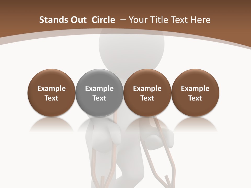 Foot Step Girl PowerPoint Template