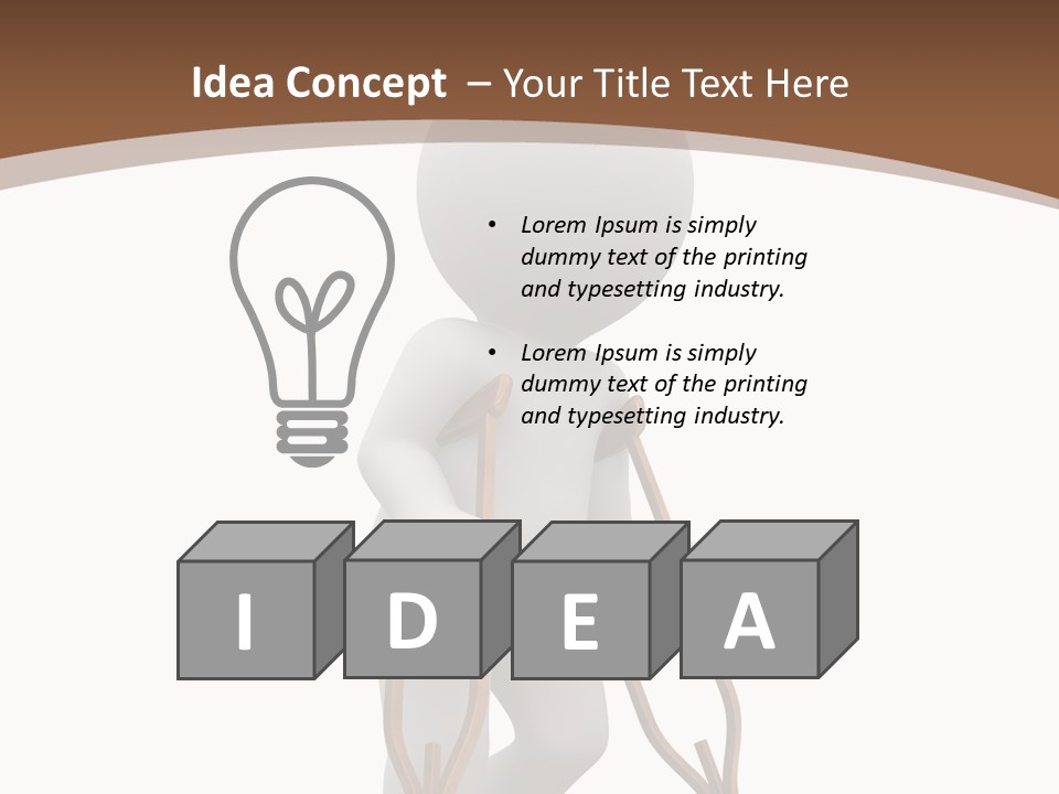 Foot Step Girl PowerPoint Template