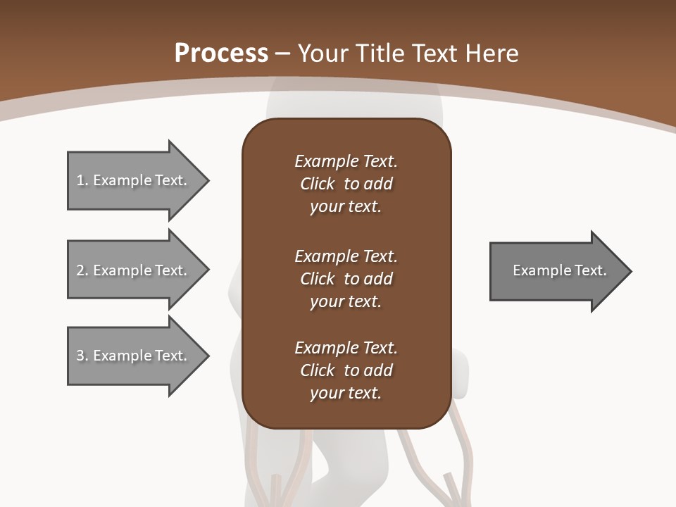Foot Step Girl PowerPoint Template