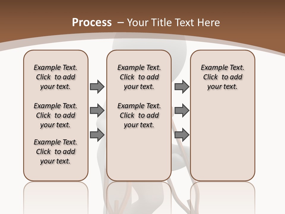Foot Step Girl PowerPoint Template