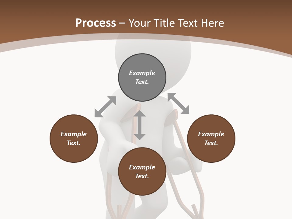 Foot Step Girl PowerPoint Template