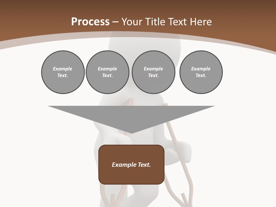 Foot Step Girl PowerPoint Template