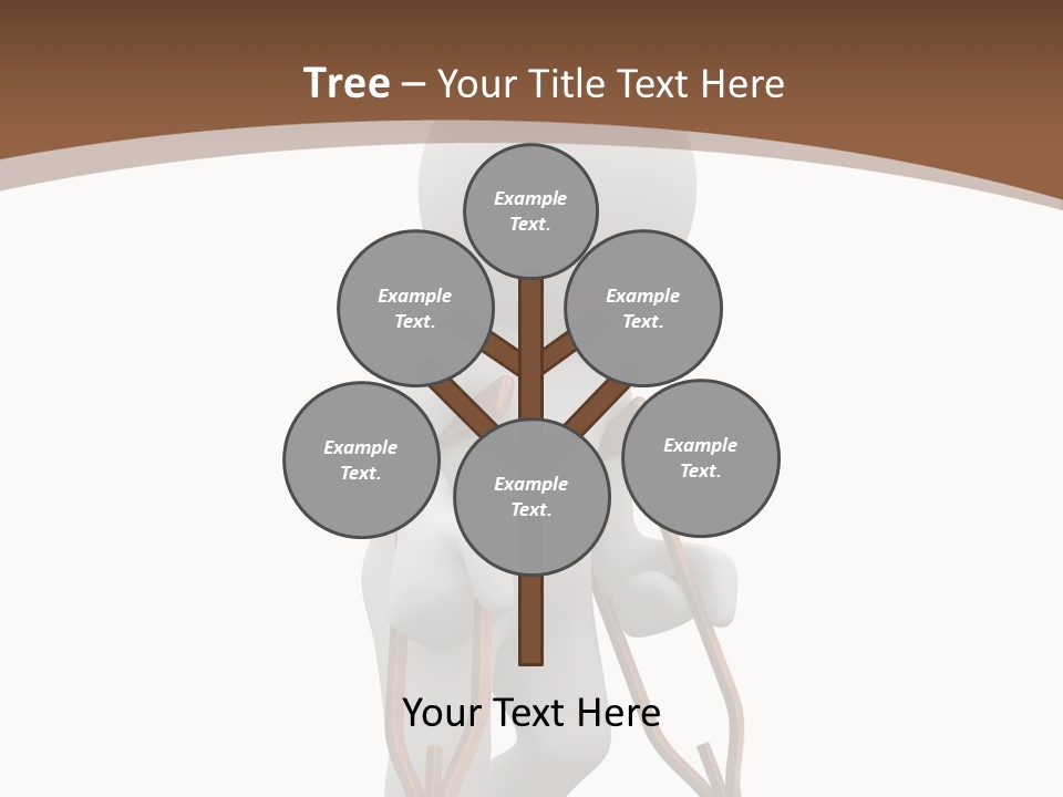 Foot Step Girl PowerPoint Template