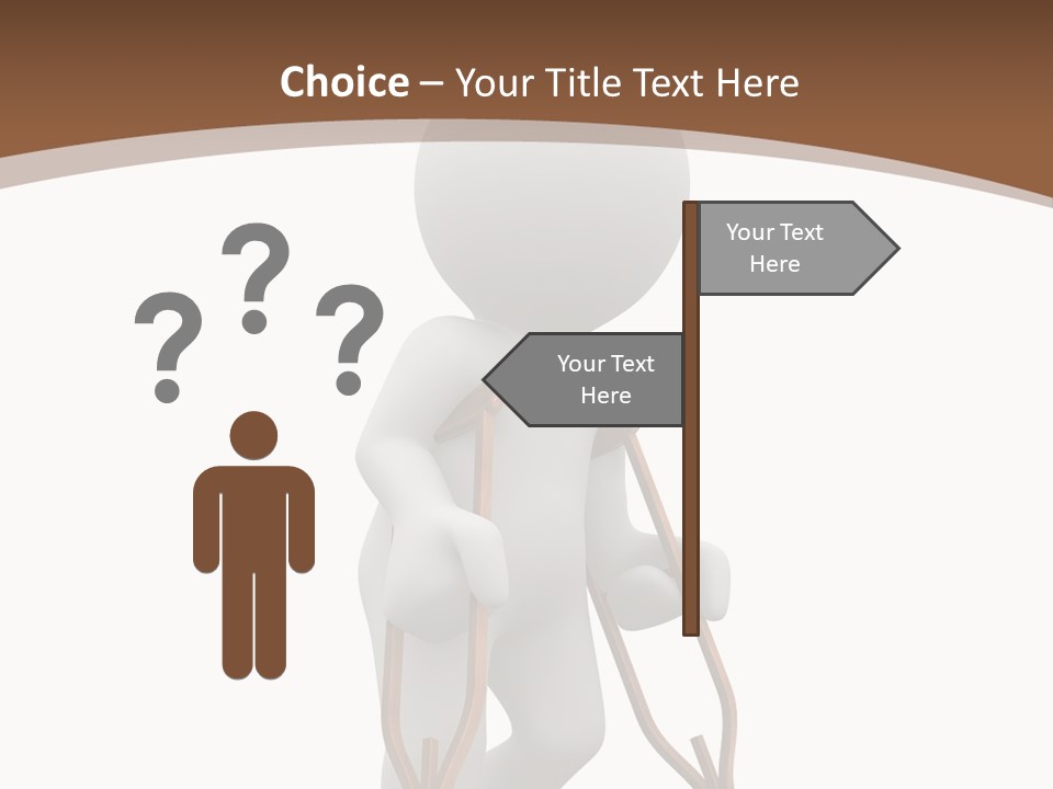 Foot Step Girl PowerPoint Template