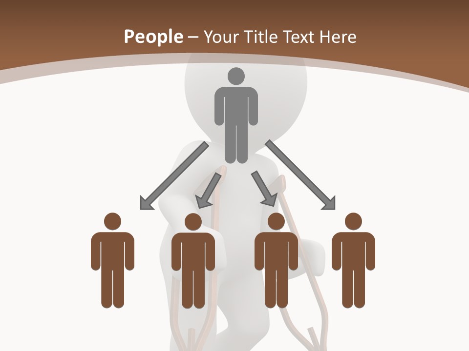 Foot Step Girl PowerPoint Template