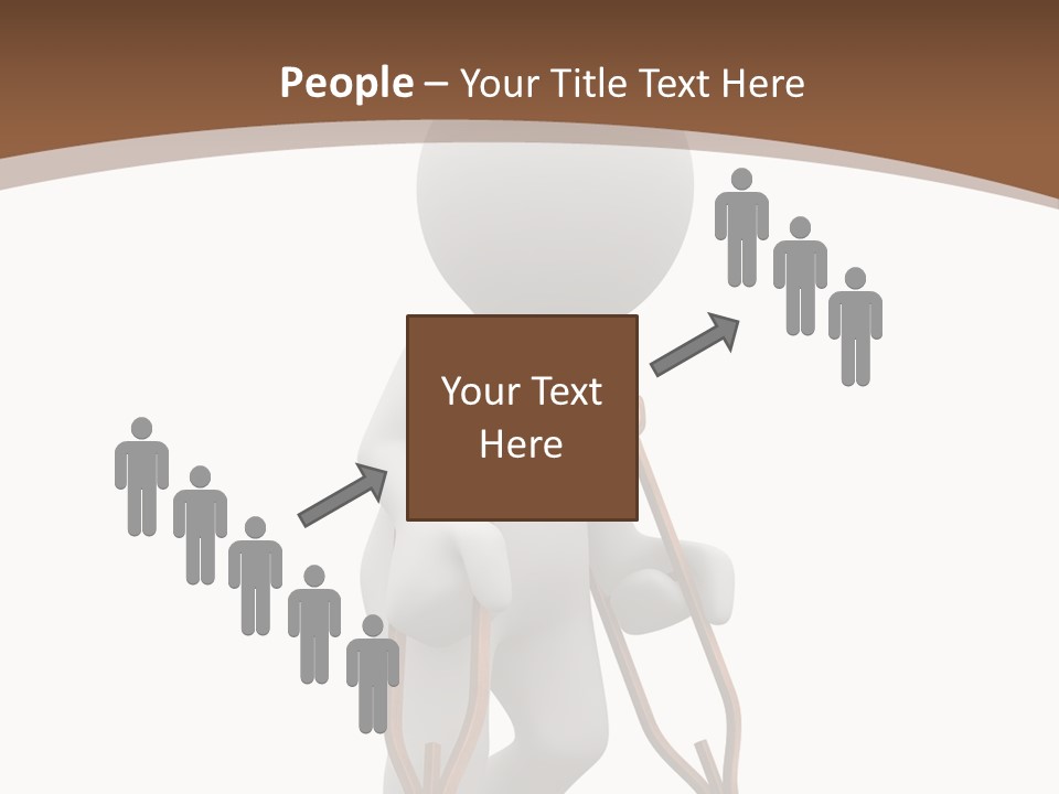 Foot Step Girl PowerPoint Template