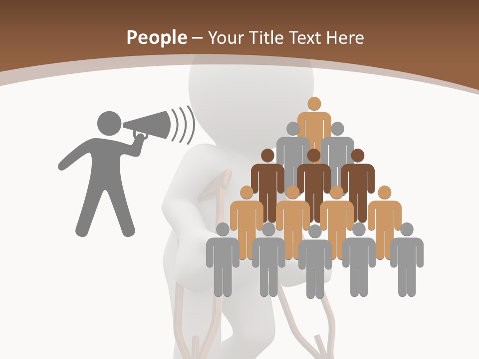 Foot Step Girl PowerPoint Template