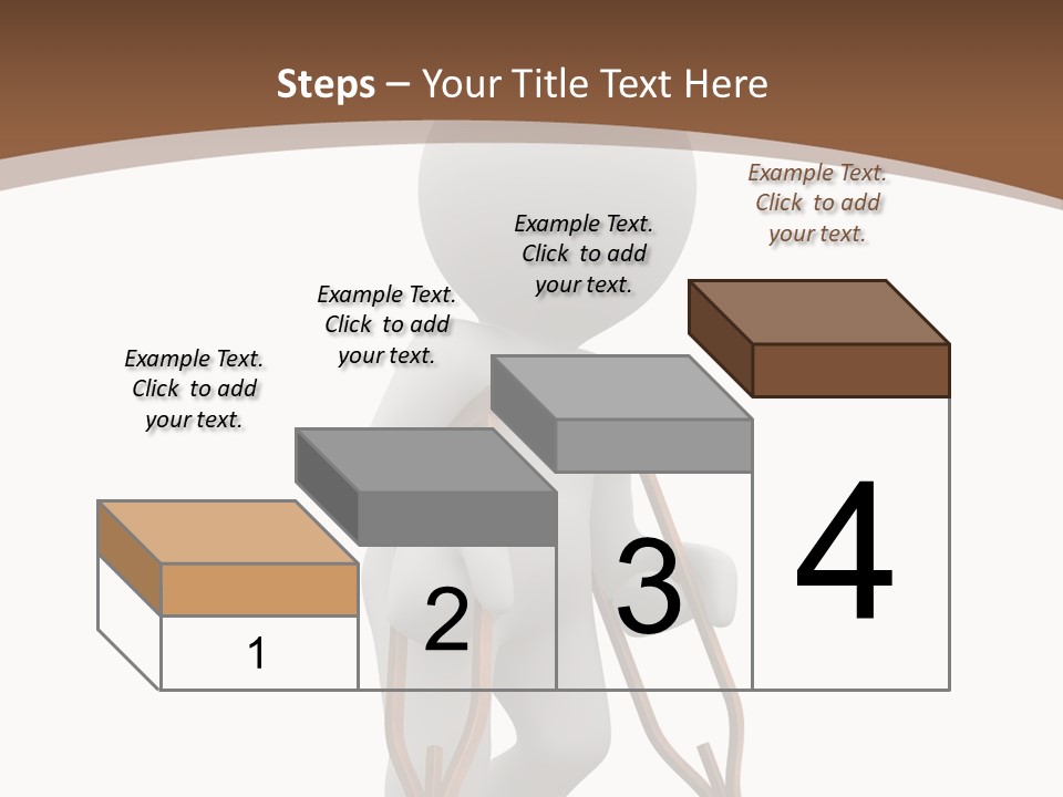 Foot Step Girl PowerPoint Template