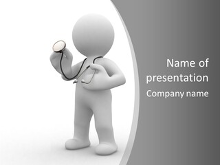 Abstract Puppet Hospital PowerPoint Template