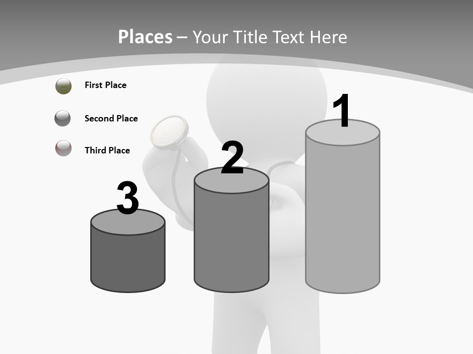 Abstract Puppet Hospital PowerPoint Template