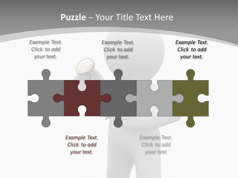 Abstract Puppet Hospital PowerPoint Template