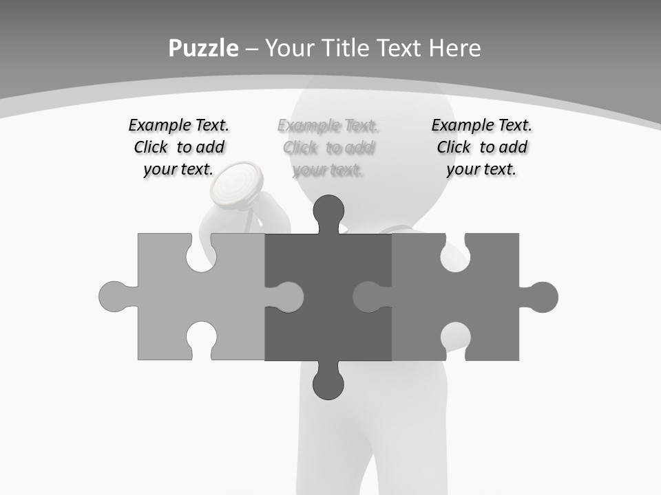 Abstract Puppet Hospital PowerPoint Template