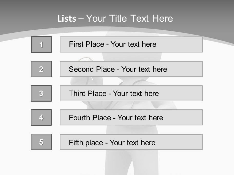 Abstract Puppet Hospital PowerPoint Template