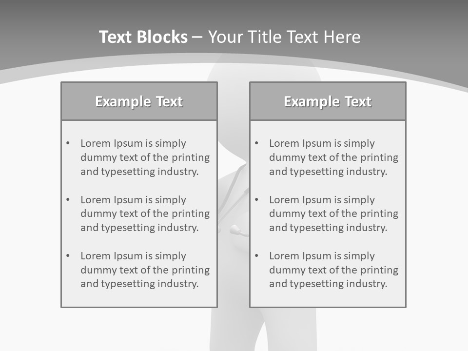 Abstract Puppet Hospital PowerPoint Template