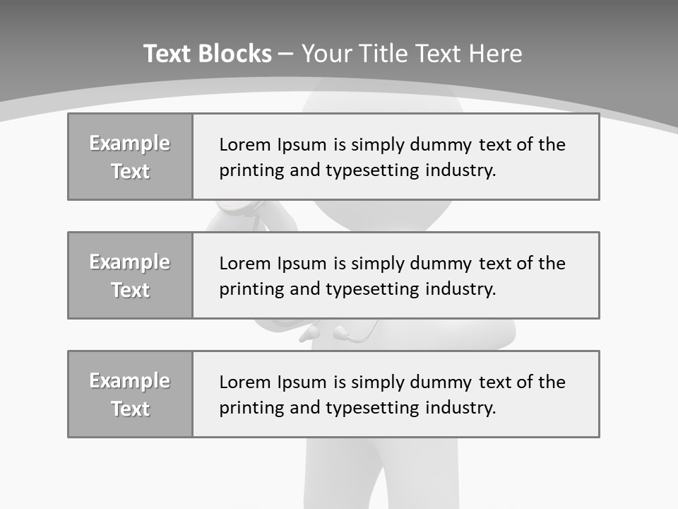 Abstract Puppet Hospital PowerPoint Template