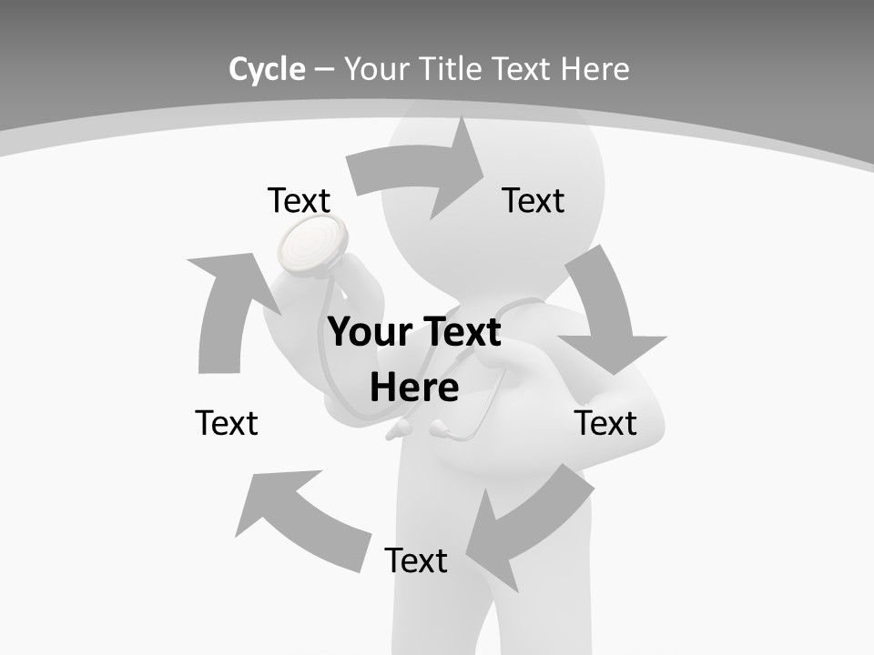 Abstract Puppet Hospital PowerPoint Template